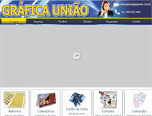 Tablet Screenshot of graficauniao.com
